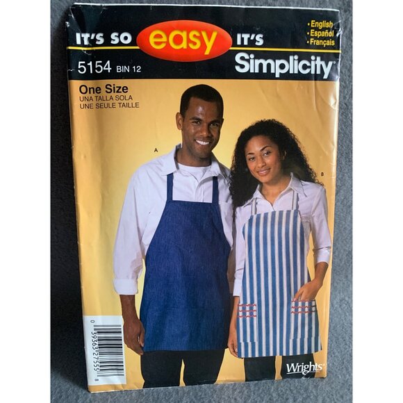 Simplicity Misses Apron Sewing Pattern 5154 - uncut - Picture 6 of 11